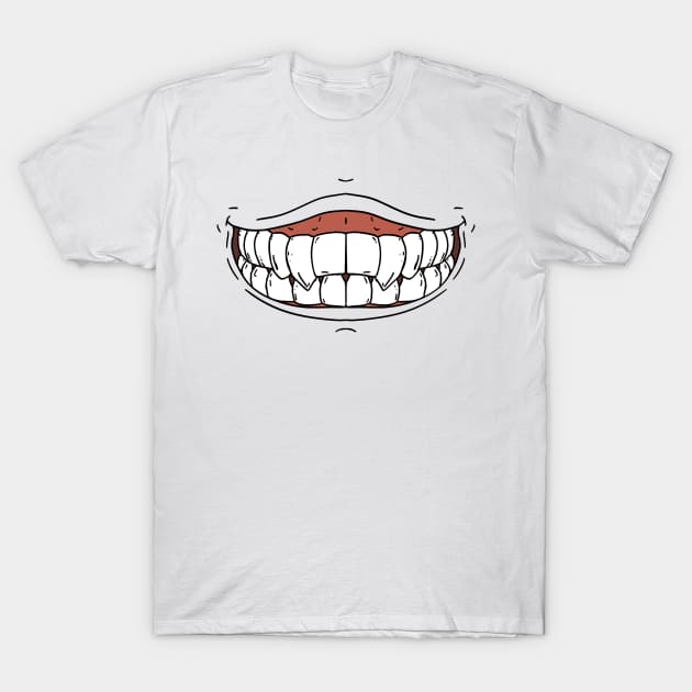 Smile More (teeth) T-Shirt by Adaser